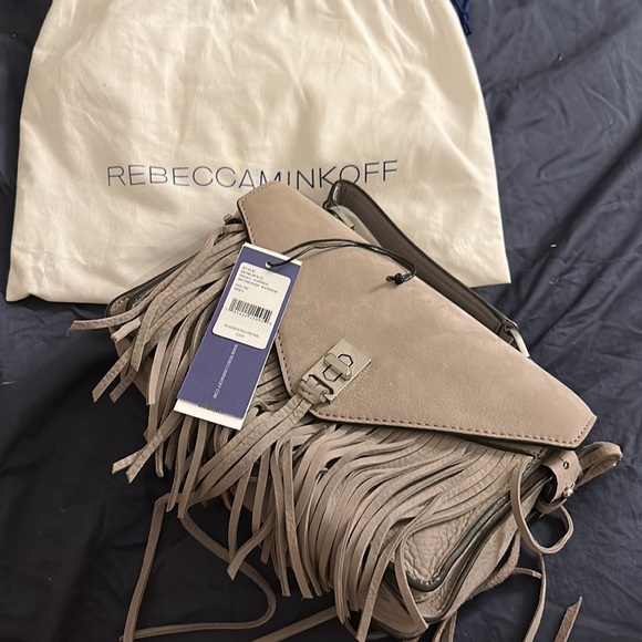 Brand 🆕 Rebecca Minkoff Small Darren Messenger w/ Fringe - Picture 6 of 10